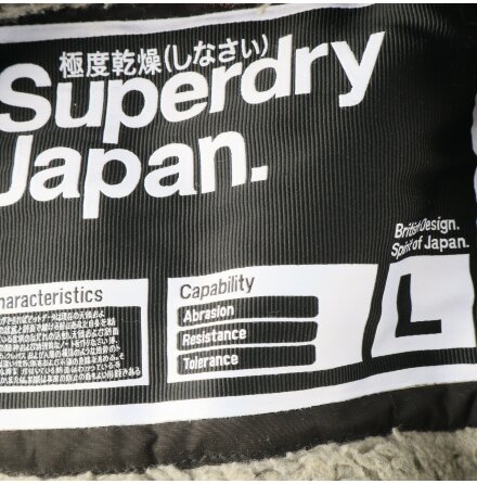 Superdry - Spirit of Japan -  Jacka - Svart - Stl. L