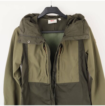 Fjllreven - Jacka / Keb jacket - Militrgrn - Junior - Stl. XS 