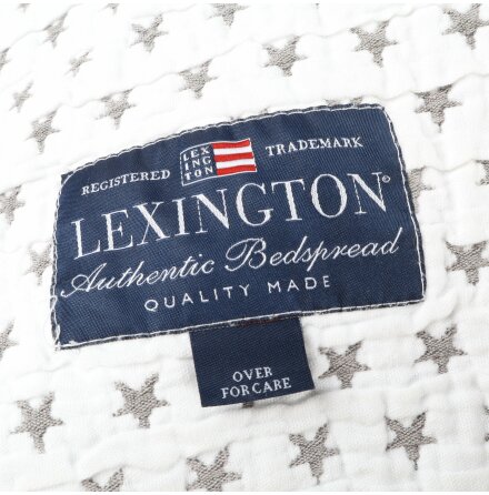 Lexington - Star - verkast - Gr och Vit - 156x244cm 