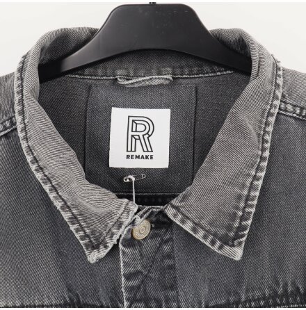 Remake Sthlm - Jeans Jacka Trasselpatchar Utsvng rm Gr Denim