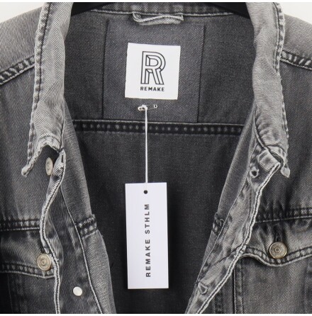 Remake Sthlm - Jeans Jacka Trasselpatchar Utsvng rm Gr Denim