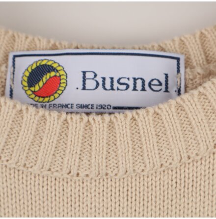 Busnel - Stickad vst - Beige - Stl. M