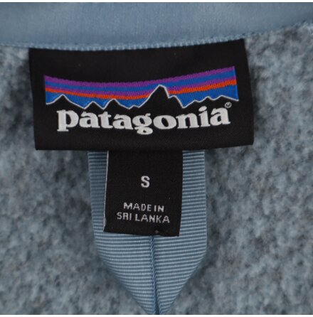 Patagonia - Sweatshirt med 1/4 dragkjedja - Ljusbl - Stl. S