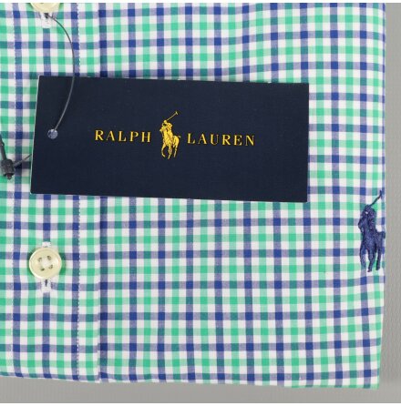 Ralph Lauren - Rutig skjorta med lng rm - stl.XL