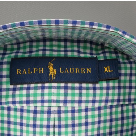 Ralph Lauren - Rutig skjorta med lng rm - stl.XL