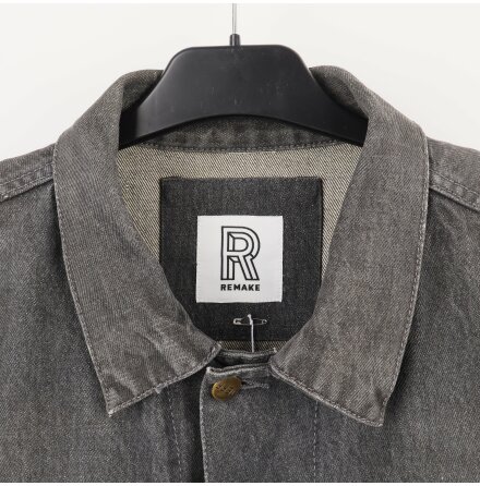 Remake Sthlm - Jeans Jacka Trasselpatchar Utsvng rm Gr Denim