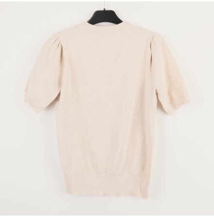 Saint - Beige glittrig blus - Stl. L