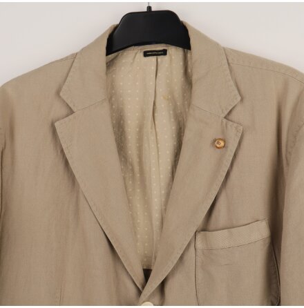 Massimo Dutti - Beige linne kavaj - Stl. 54 