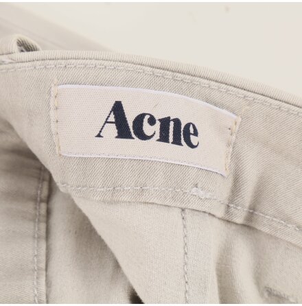 Acne - Ljusgr Byxa - Stl. 26/32