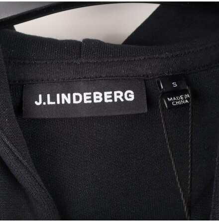 J. Lindeberg - Svart Hoodie - stl. S