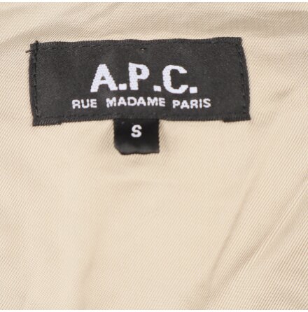 A.P.C. - Beige manchesterjacka - Stl. S 