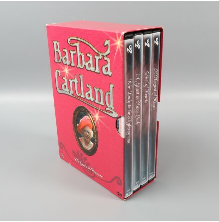 DVD-Box - Barbara Cartland - The Queen of Romance - 4st skivor