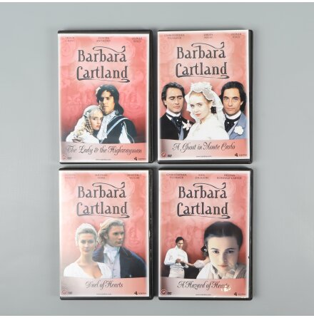 DVD-Box - Barbara Cartland - The Queen of Romance - 4st skivor