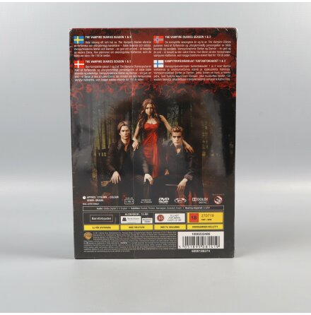 DVD - The Vampire Diaries - Ssong 1 &amp; 2 - 10st skivor - Nyskick