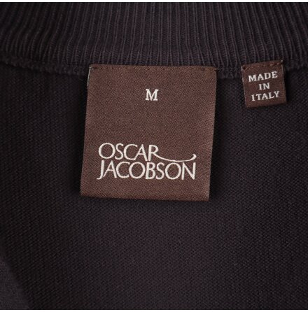 Oscar Jacobson - Svart halv zip trja - Stl. M 