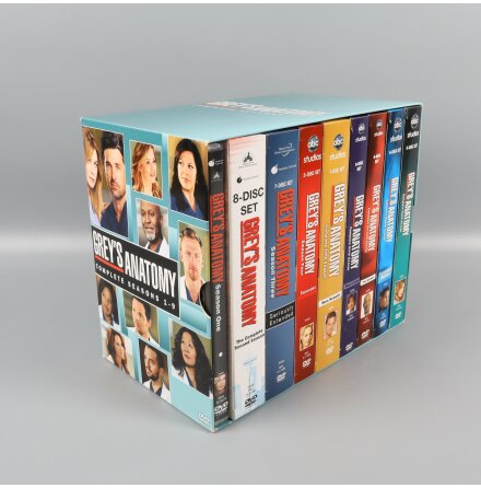 DVD-Box- Grey&#39;s Anatomy - Complete seasons 1-9 - 53st skivor