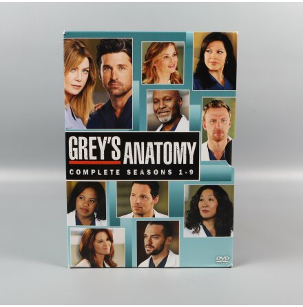 DVD-Box- Grey&#39;s Anatomy - Complete seasons 1-9 - 53st skivor