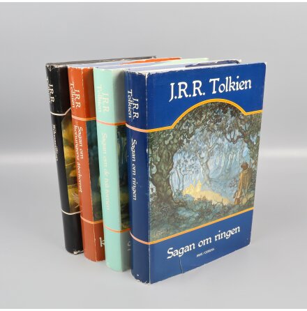 Bokpaket - J.R.R. Tolkien - Sagan om ringen - 4st bcker - Science Fiction &amp; Fantasy