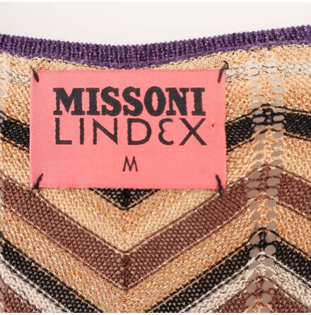 Missoni Lindex - Flerfrgad omlottklnning - Stl. M 