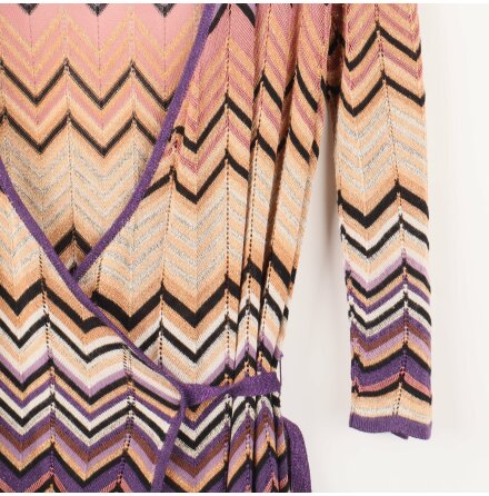 Missoni Lindex - Flerfrgad omlottklnning - Stl. M 