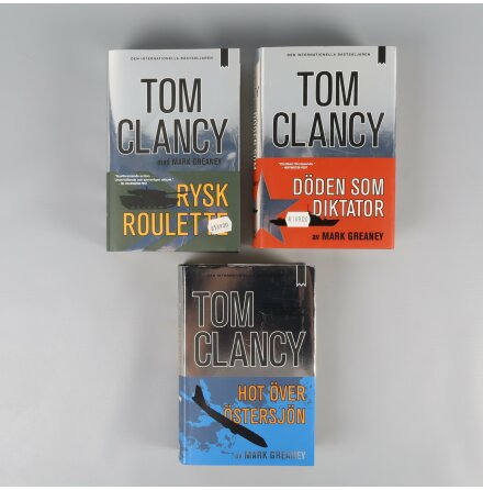 Bokpaket - Mark Greaney - Tom Clancy - Del 2-4 - 3st bcker - Sknlitteratur &amp; Deckare