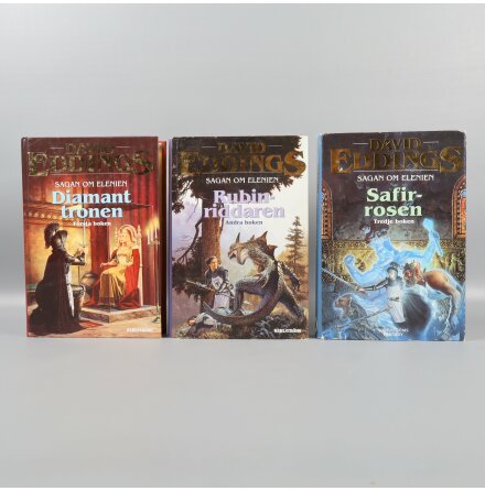 Bokpaket - David Eddings - Sagan om Elenien - Del 1-3 - Science Fiction &amp; Fantasy