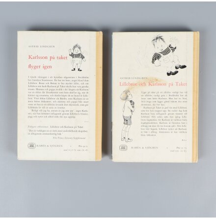 Bokpaket - Astrid Lindgren - Karlsson p taket flyger igen &amp; Lillebror och Karlsson p taket - 2st bcker - Barn &amp; Ungdom