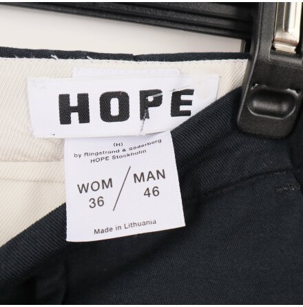 Hope - Svarta Byxor - stl. Wom 36 / Man 46