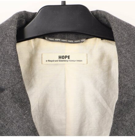 Hope - Kort gr kavaj - stl. 38