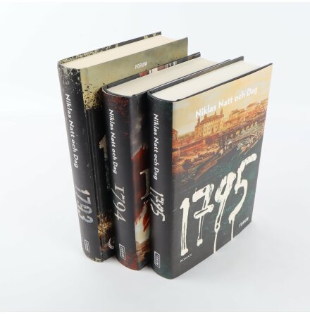 Bokpaket - Niklas Natt och Dag - 1793, 1794, 1795 - 3st bcker - Sknlitteratur &amp; Deckare