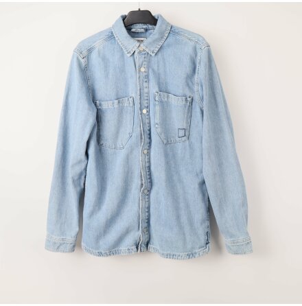 Chasin - Kyber Denim -  Ljusbl Jeansskjorta /Overshirt - Stl. L