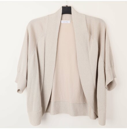 Calvin Klein - Beige Kofta med Silver Glitter 