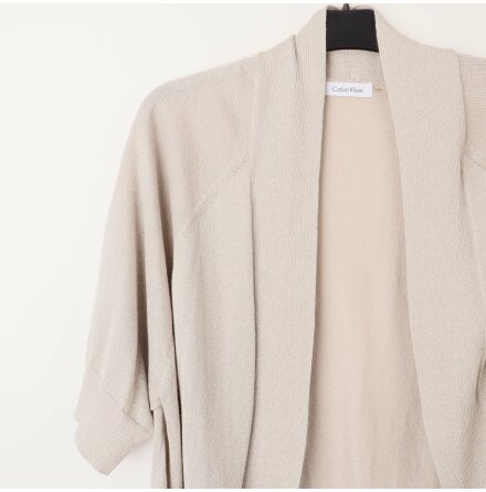 Calvin Klein - Beige Kofta med Silver Glitter 