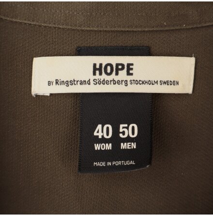 Hope By Ringstrand Sderberg - Militrgrn blus - Stl. Dam 40 / Herr 50