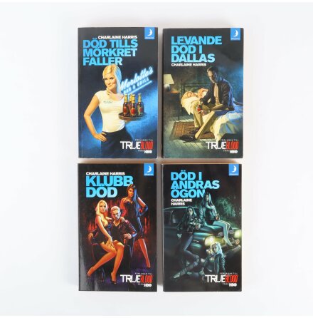 Bokpaket - Charlaine Harris - True blood serien - Del 1-4 - Science Fiction &amp; Fantasy