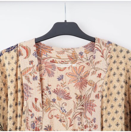 Gossip - Mnstrad kort kimono i flera frger - stl. S