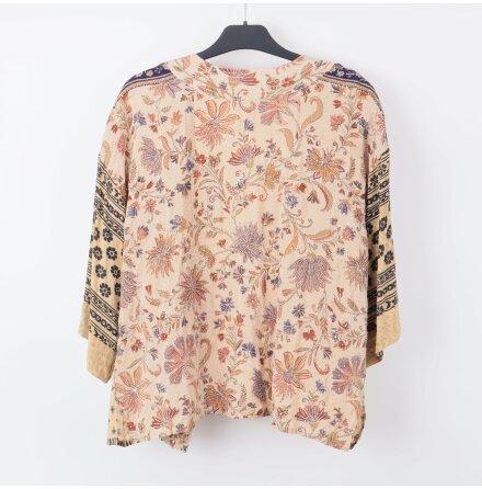 Gossip - Mnstrad kort kimono i flera frger - stl. S
