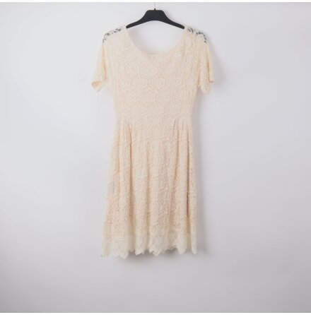 Cream - Off-White Spetsklnning - stl. M