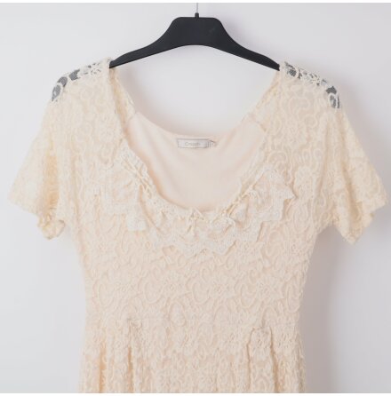Cream - Off-White Spetsklnning - stl. M