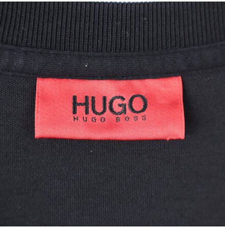 Hugo Boss - Svart Sweatshirt med Tryck - Stl. M