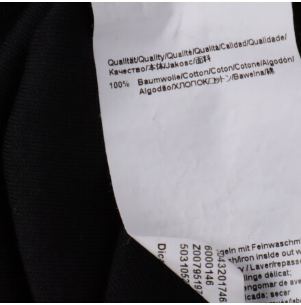 Hugo Boss - Svart Sweatshirt med Tryck - Stl. M