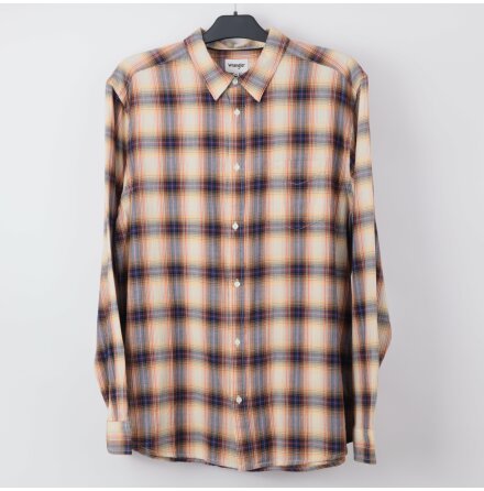 Wrangler - Rutig flanellskjorta - stl. XL