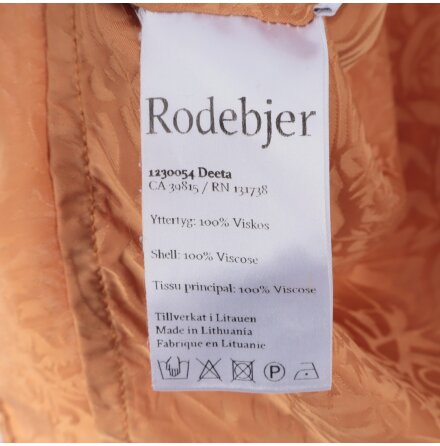 Rodebjer - Spets linne i kopparfrg - stl. M