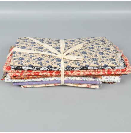 Patchwork - Stuvbitar - Lapptcksbitar - Tyg - Mixade mnster 