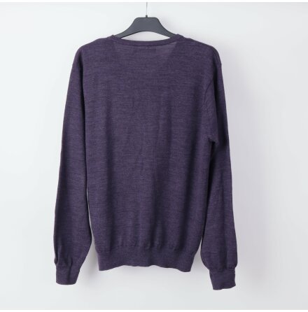 Selected - Mrklila stickad trja - stl. L