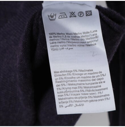 Selected - Mrklila stickad trja - stl. L