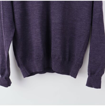 Selected - Mrklila stickad trja - stl. L