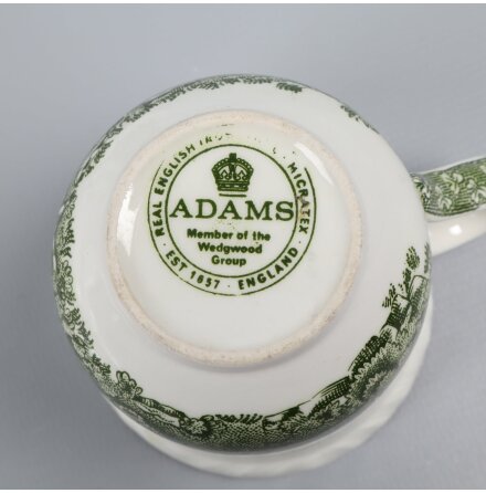 Adams - Kaffekoppar med fat - 6st - Real English ironstone