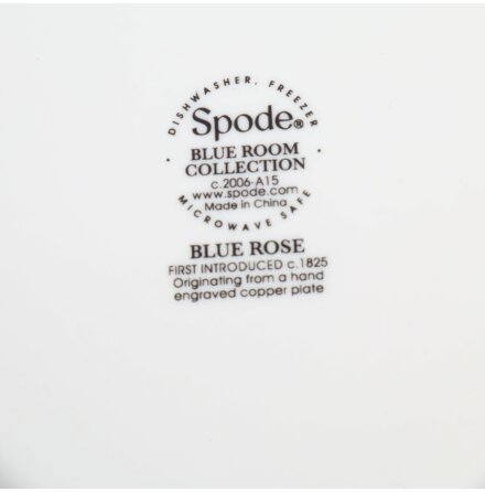 Spode - Blue Room Collection - Blue Rose - Jumbokopp med Fat