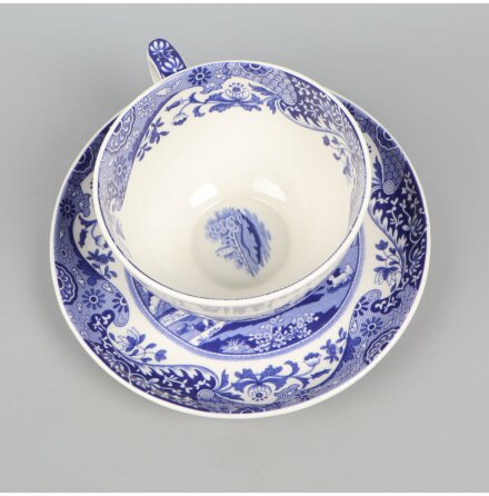 Spode - Blue Room Collection - Blue Rose - Jumbokopp med Fat